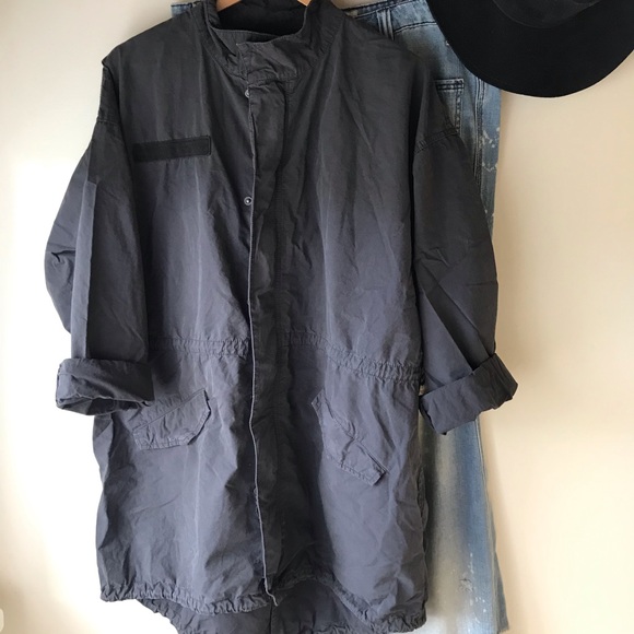 NWOT BDG Medium Microsanded Parka Jacket in Cement - Picture 4 of 12